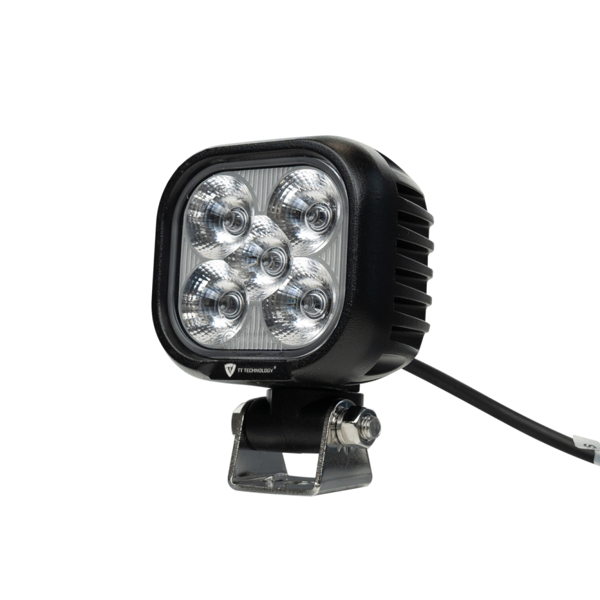 LED Auton kohdevalo BLACK LED/50W/10-30V IP69 5700K kulmikas