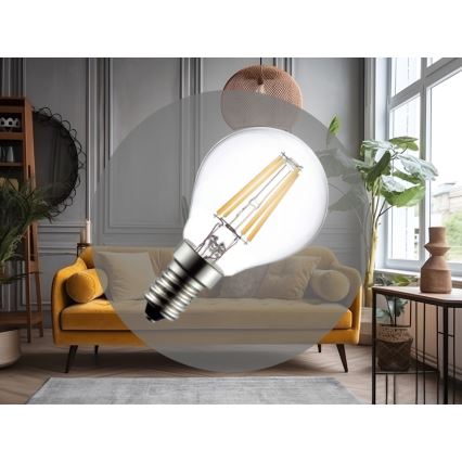 LED-filament-lamppu G45 E14/6W/230V 4000K
