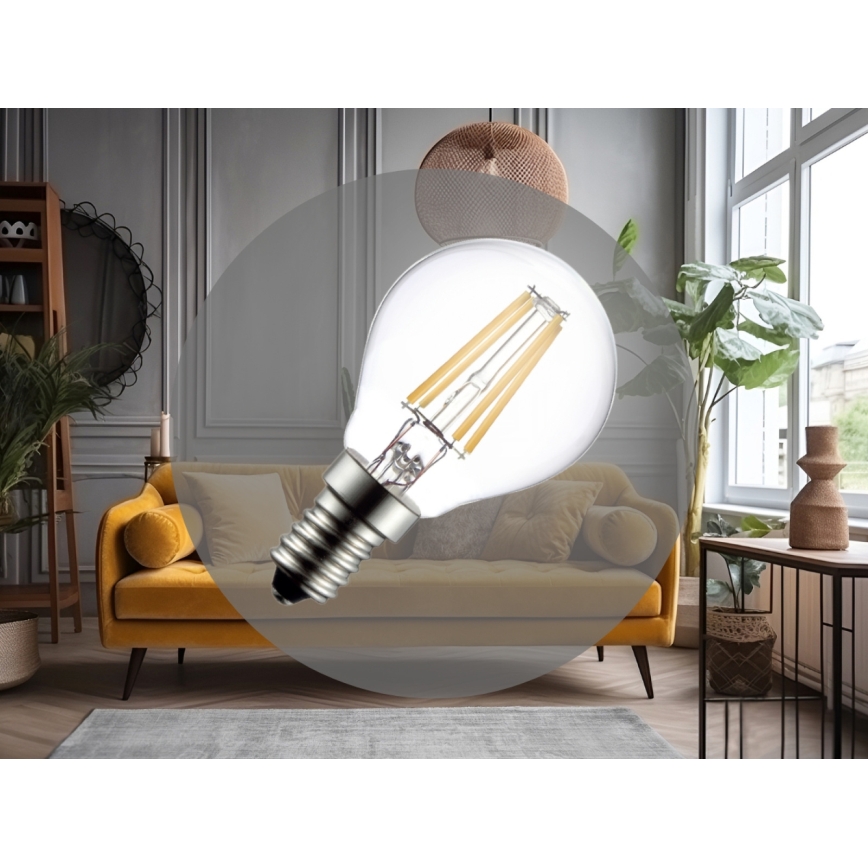 LED-filament-lamppu G45 E14/6W/230V 4000K