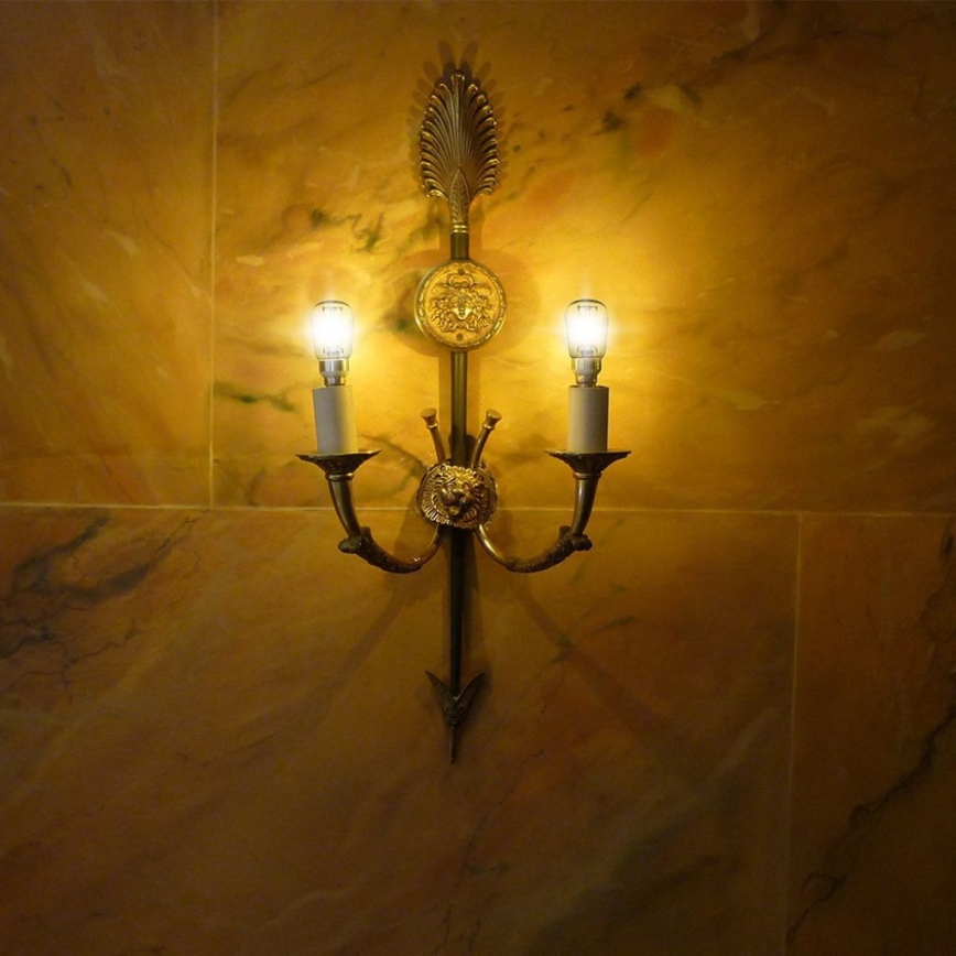 LED-filamenttipolttimo ST26 E14/2W/230V 4000K