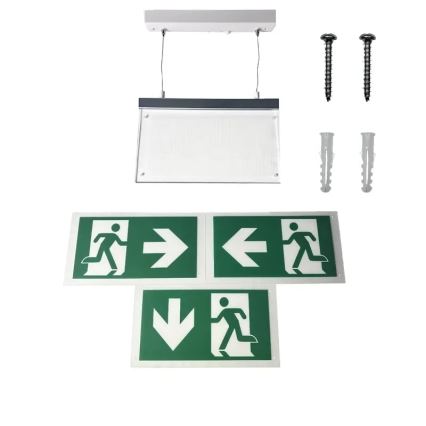 LED Hätävalaisin LED/4W/230V 6000K 1000 mAh