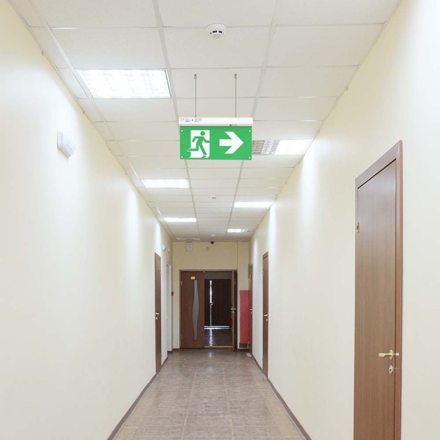 LED-hätävalo EMERGENCY EXIT LED/2,5W/230V 4in1 6000K