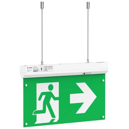 LED-hätävalo EMERGENCY EXIT LED/2,5W/230V 4in1 6000K