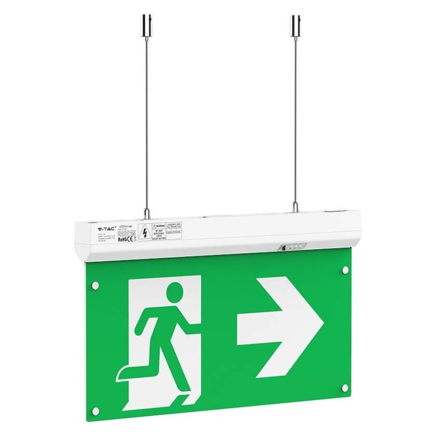 LED-hätävalo EMERGENCY EXIT LED/2,5W/230V 4in1 6000K