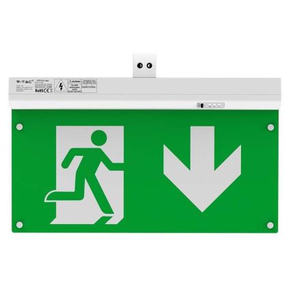 LED-hätävalo EMERGENCY EXIT LED/2,5W/230V 4in1 6000K