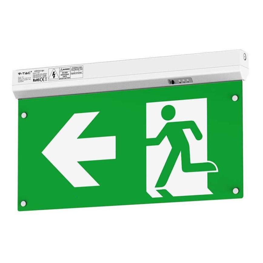 LED-hätävalo EMERGENCY EXIT LED/2,5W/230V 4in1 6000K