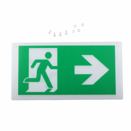 LED Hätävalo EMERGENCY EXIT SAMSUNG CHIP LED/2W/230V 6000K