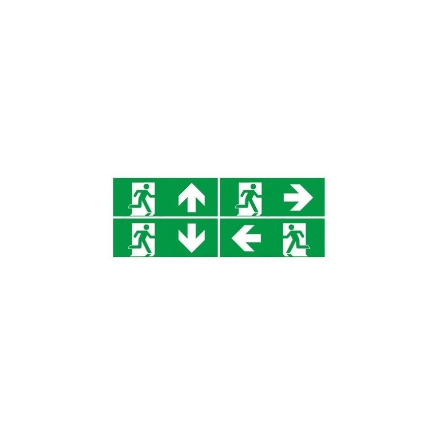 LED-hätävalo säännöllisen toimintatestin kanssa EMERGENCY EXIT LED/3W/230V 6400K IP65