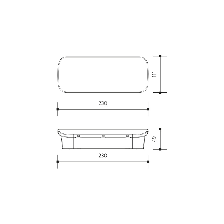 LED-hätävalo VIRGO EVO LED/1W/230V 6000K IP65