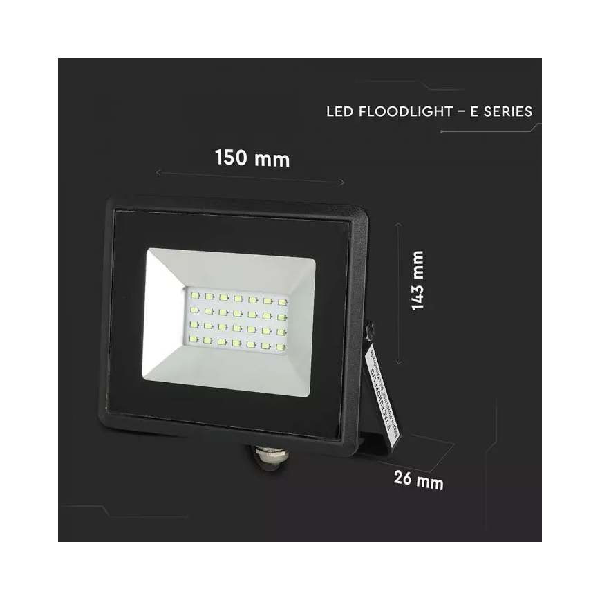 LED-heijastin LED/20W/230V IP65 vihreä valo