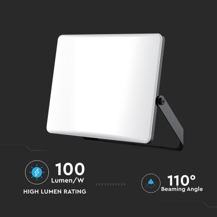 LED-valonheitin LED/30W/230V 3000/4000/6500K IP65 musta