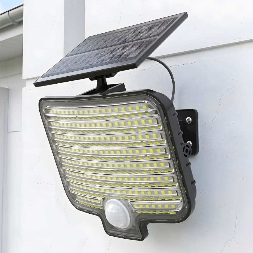 LED-heijastin liiketunnistimella ja aurinkopaneelilla ALEX LED/5,5W/3,7V 1200 mAh IP44