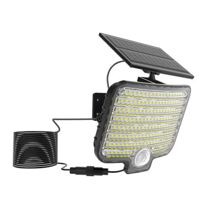 LED-heijastin liiketunnistimella ja aurinkopaneelilla ALEX LED/5,5W/3,7V 1200 mAh IP44