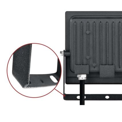 LED heijastin TAMBO EVO LED/30W/230V 4000K IP65 musta