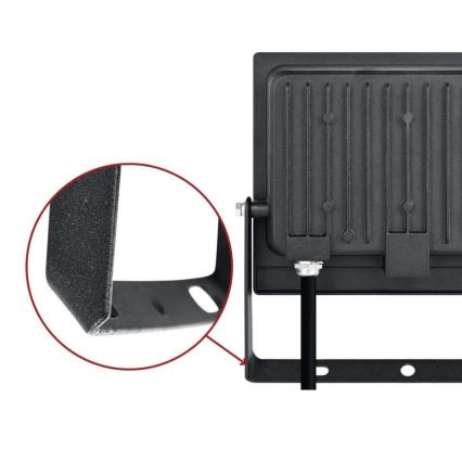 LED-heijastin TAMBO EVO LED/50W/230V 4000K IP65 musta