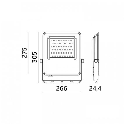 LED-heittovalo ULSAN LED/150W/230V 4000K IP65