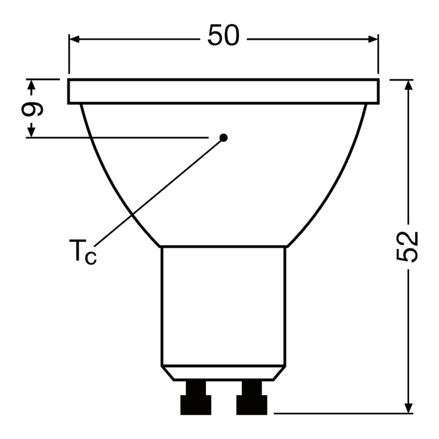 LED himmennettävä reflektorilamppu PAR16 GU10/7W/230V 2700K 120° CRI 90 - Ledvance