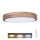 LED-himennettävä kattovalaisin IRON OAK LED/48W/230V 3000-6500K tammi, halkaisija 40 cm + kaukosäädin