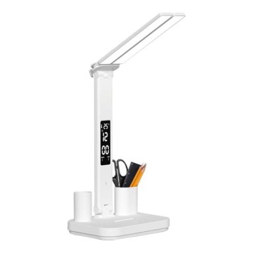 LED-himennettävä ladattava pöytälamppu NOBLITE P LED/5W/5V 3000/4000/6000K 2200 mAh valkoinen