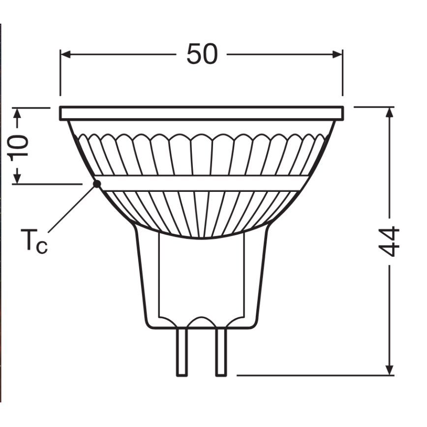 LED Himmennettävä reflektorilamppu MR16 GU5,3/3,4W/12V 4000K 36° CRI 90 - Ledvance