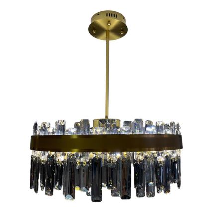 LED himmennettävä kristallikattokruunu tankokiinnityksellä LED/80W/230V 3000-6500K + kaukosäädin