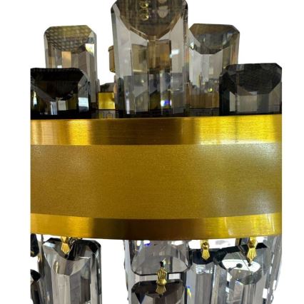 LED himmennettävä kristallikattokruunu tankokiinnityksellä LED/80W/230V 3000-6500K + kaukosäädin