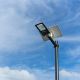 LED Himmennettävä hybridi aurinko katu lamppu LED/50W/230V 4000K IP65 50000 mAh + kauko-ohjaus