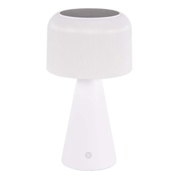 LED Himmennettävä aurinko kosketus pöytävalaisin LIMA LED/3,7V 1800 mAh 3000/4000/5000K IP44 valkoinen