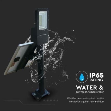 LED himmennettävä aurinkokatuvalo LED/50W/6,4V 4000K IP65 50000 mAh + kaukosäädin