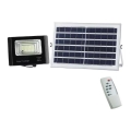LED himmennettävä aurinkokäyttöinen heijastin LED/12W/3,2V 6000K IP65 5000 mAh + kaukosäädin
