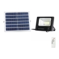LED himmennettävä aurinkokäyttöinen heijastin LED/16W/3,2V 4000K IP65 10000 mAh + kaukosäädin