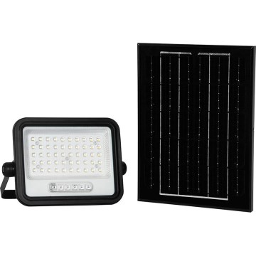 LED Himmennettävä aurinkokäyttöinen heittovalo LED/100W/3,2V 2000-8000K IP65 5000 mAh musta + kaukosäädin
