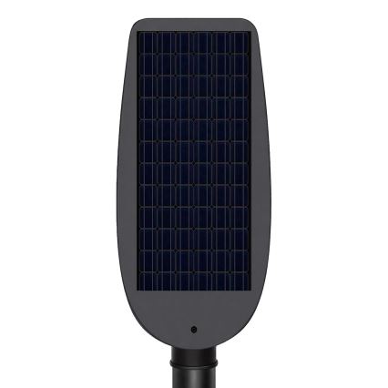 LED himmennettävä aurinkokäyttöinen katuvalaisin anturilla VENICE LED/100W/3,2V 6000 mAh IP65 musta + kauko-ohjain