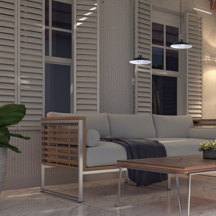 LED himmennettävä aurinkokäyttöinen riippuvalaisin hämäräkytkimellä LED/6W/3,7V 800 mAh IP44 + kaukosäädin