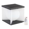 LED himmennettävä aurinkokäyttöinen seinävalaisin LED/8W/3,7V IP65 3000K 5200 mAh + kaukosäädin