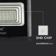 LED Himmennettävä aurinkokenno valonheitin LED/20W/6V 6000K IP65 + kauko-ohjain