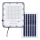 LED Himmennettävä aurinkokenno valonheitin LED/50W/3,2V 4500K IP65 musta + kauko-ohjaus