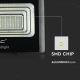 LED-himmennettävä aurinkokennovalonheitin LED/20W/6,4V 4000K IP65 + kaukosäädin