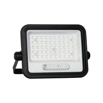 LED Himmennettävä aurinkokäyttöinen heittovalo LED/100W/3,2V 2000-8000K IP65 5000 mAh musta + kaukosäädin