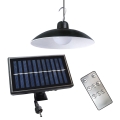 LED Himmennettävä aurinkopaneelivalaisin hämärätunnistimella LED/6W/3,7V 800 mAh IP44 + kauko-ohjaus