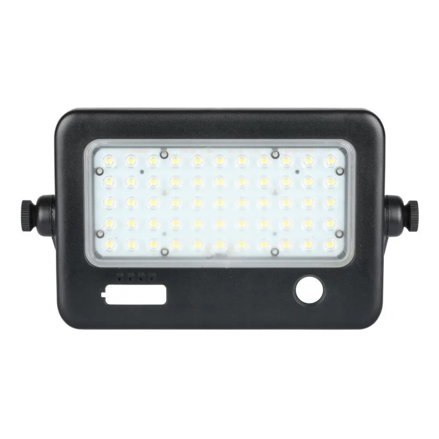 LED himmennettävä aurinkokäyttöinen heijastin sensorilla LED/10W/3,7V 4000K IP65 7200 mAh + USB-portti
