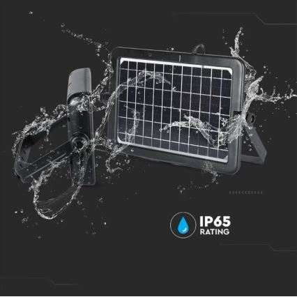 LED himmennettävä aurinkokäyttöinen heijastin sensorilla LED/10W/3,7V 4000K IP65 7200 mAh + USB-portti