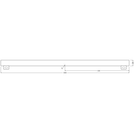 LED Himmennettävä fluoresoiva tuubi S14s/9,9W/230V 2700K 100 cm CRI 90 - Osram