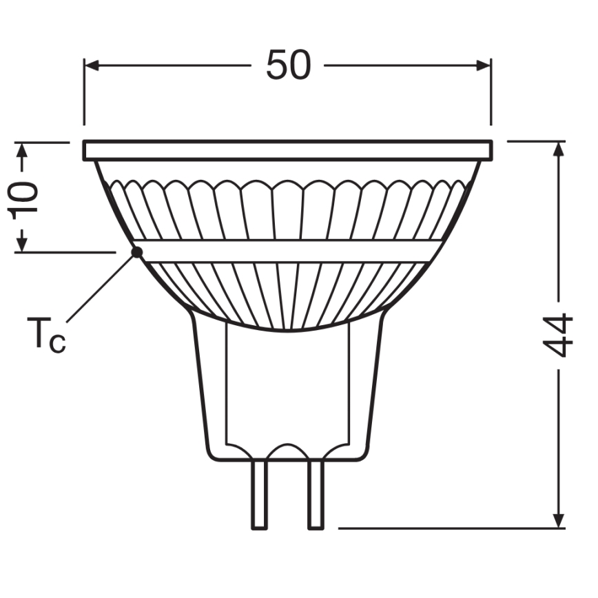 LED-himmennettävä MR16-reflektorilamppu GU5,3/6,6W/12V 3000K 36° CRI 97 - Ledvance