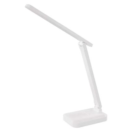 LED Himmennettävä ja ladattava pöytälamppu LED/5W/3,7V 3000K/4000K/6500K 800mAh valkoinen