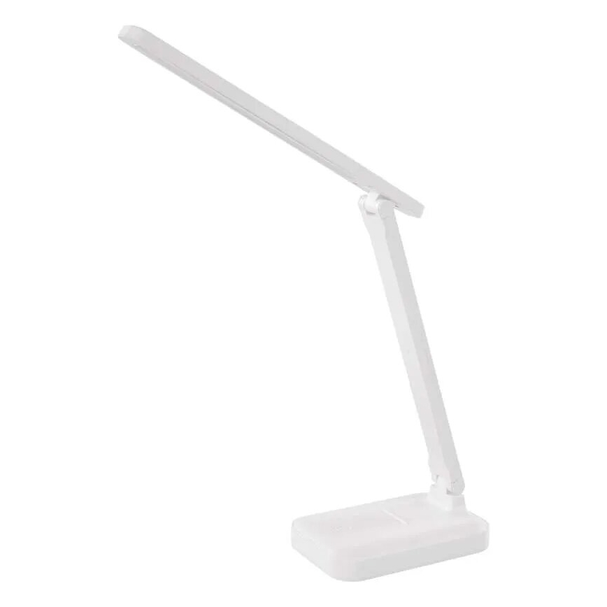 LED Himmennettävä ja ladattava pöytälamppu LED/5W/3,7V 3000K/4000K/6500K 800mAh valkoinen