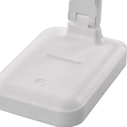 LED Himmennettävä ja ladattava pöytälamppu LED/5W/3,7V 3000K/4000K/6500K 800mAh valkoinen