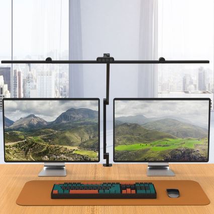 LED himmennettävä kosketusohjattu joustava pöytävalaisin POINTIQ LED/36W/230V 3000-6500K CRI 92 musta