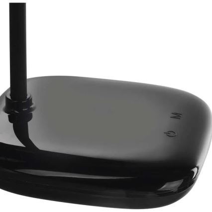 LED Himmennettävä joustava pöytävalaisin LED/12W/230V 3000K/4000K/6500K musta