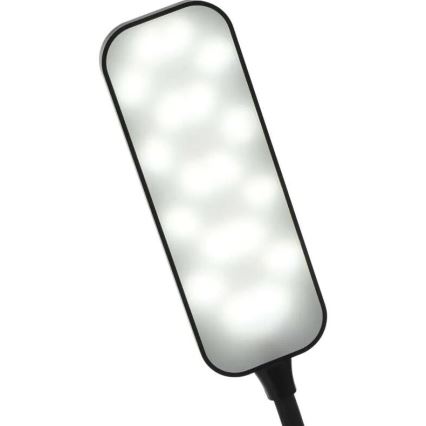 LED Himmennettävä joustava pöytävalaisin LED/12W/230V 3000K/4000K/6500K musta